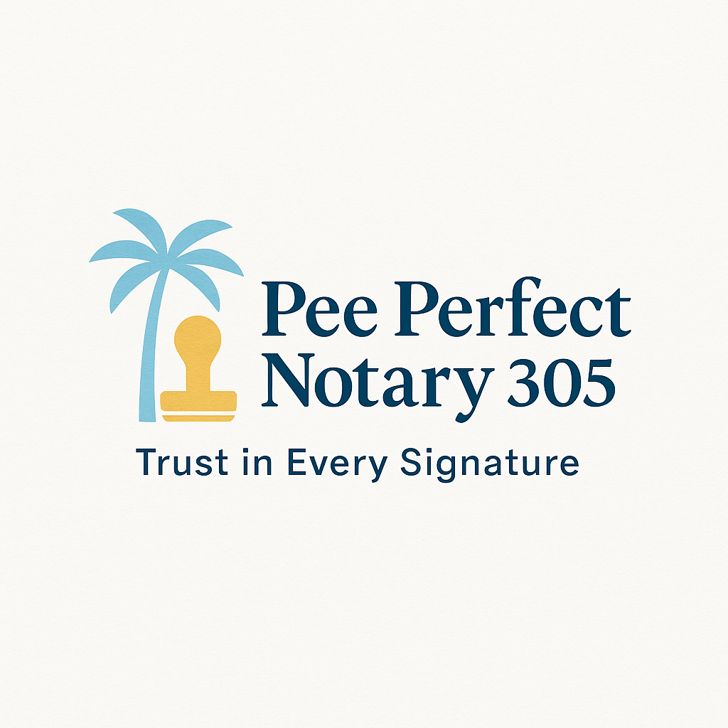 Pee Perfect Notary Logo